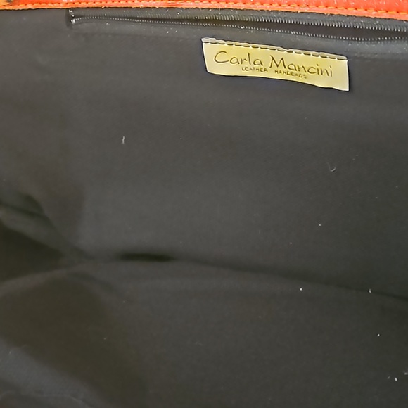 Italian Red Leather Handbag from Carla Mancini - Picture 9 of 9